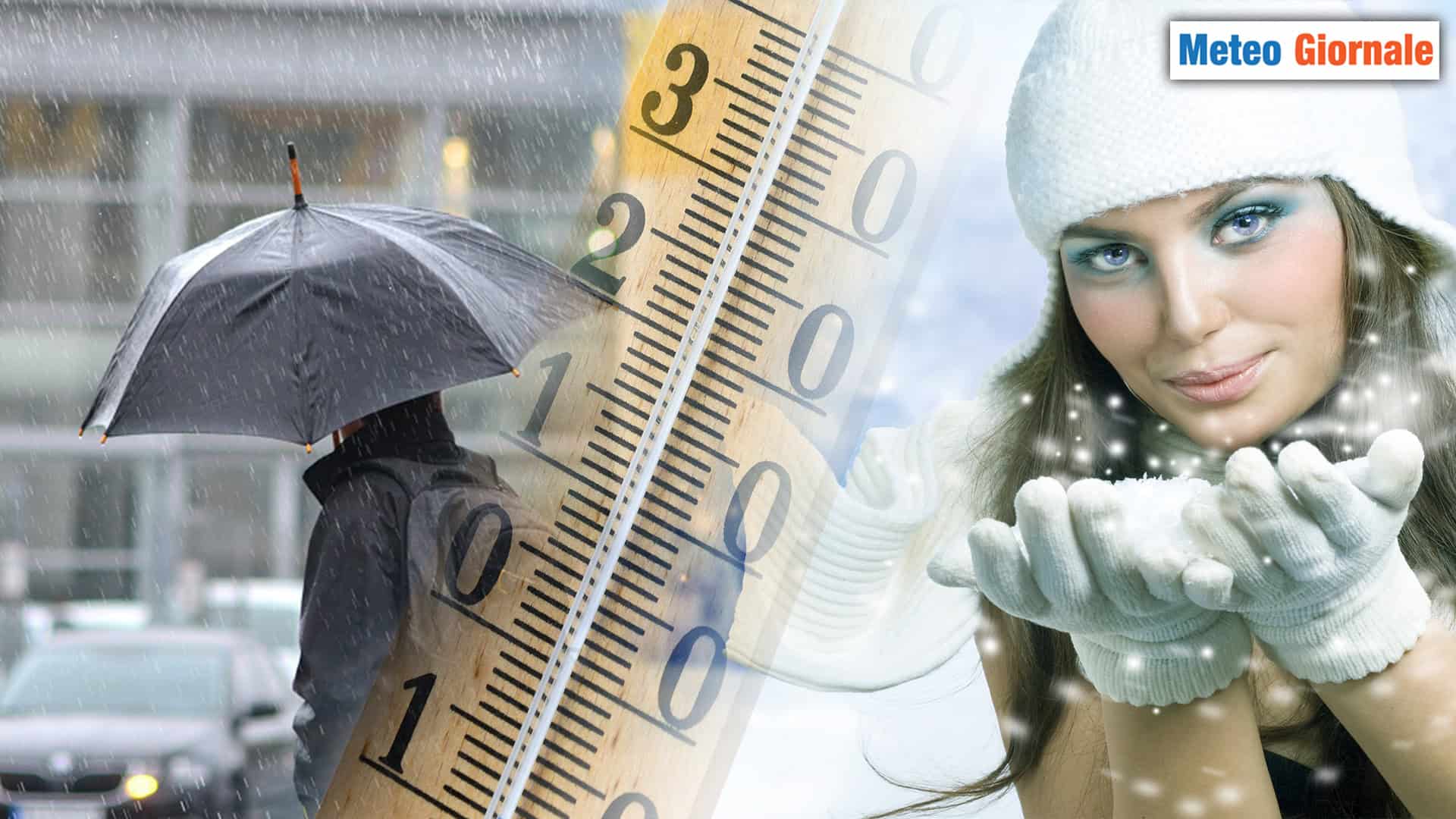 Meteo Weekend: Vento freddo, pioggia e Neve, ma non per Tutti