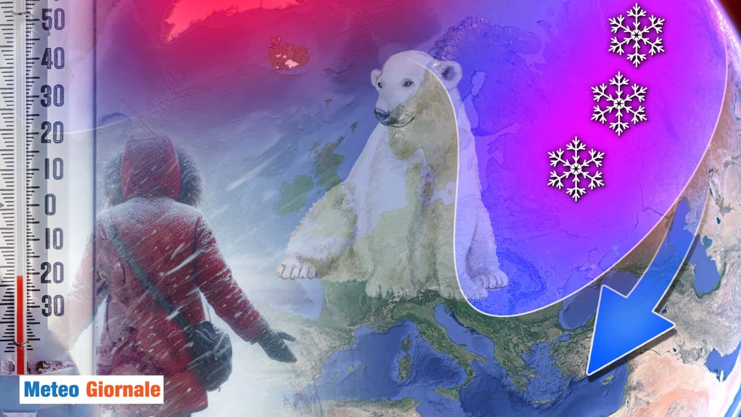 Et voilà, l’Anticiclone Russo-Siberiano: Meteo d’altri tempi!