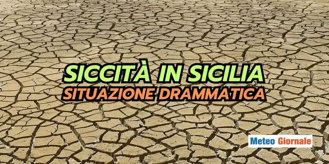 Meteo Sicilia: piogge abbondanti ma isolate, resta grave il Deficit pluviometrico
