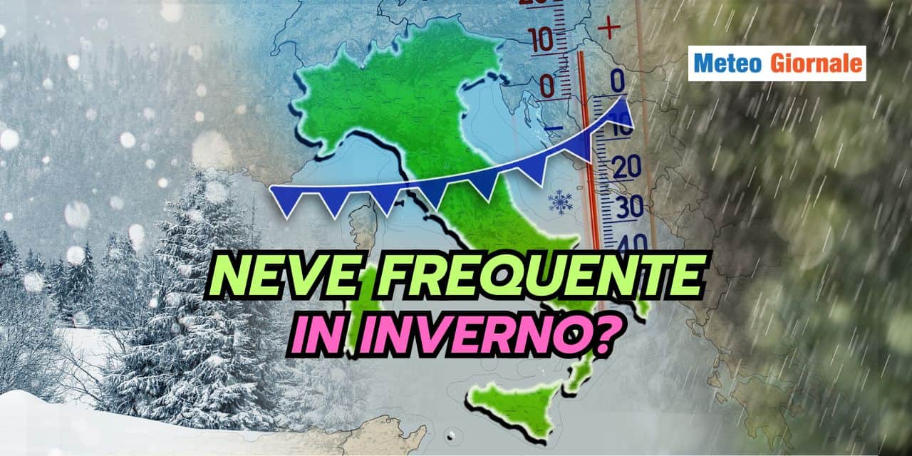 Le condizioni meteo per la Neve frequente in Inverno