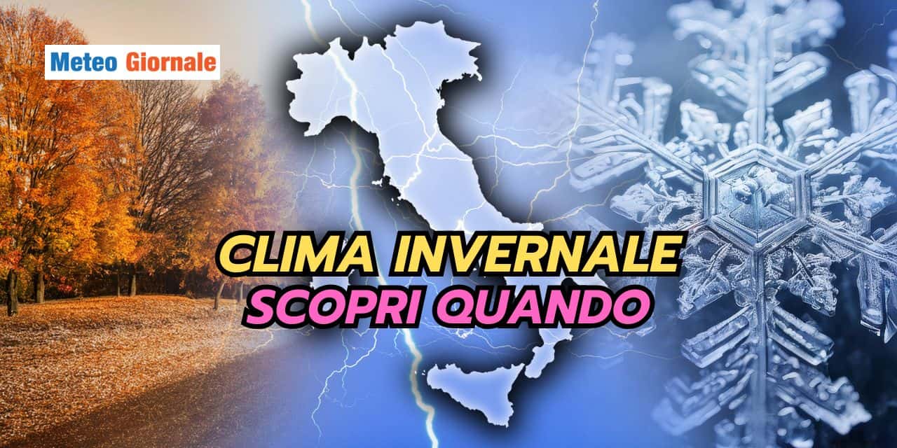 Il passaggio meteo da Autunno a Inverno sarà BRUSCO