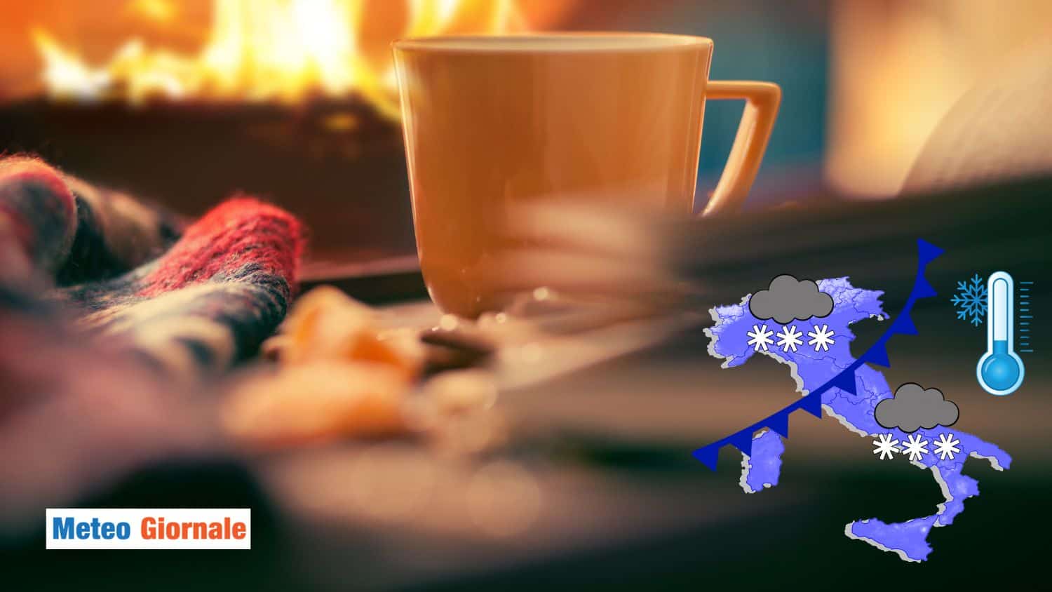 Meteo, gelo e neve: è l'ora di piumone e cioccolata calda