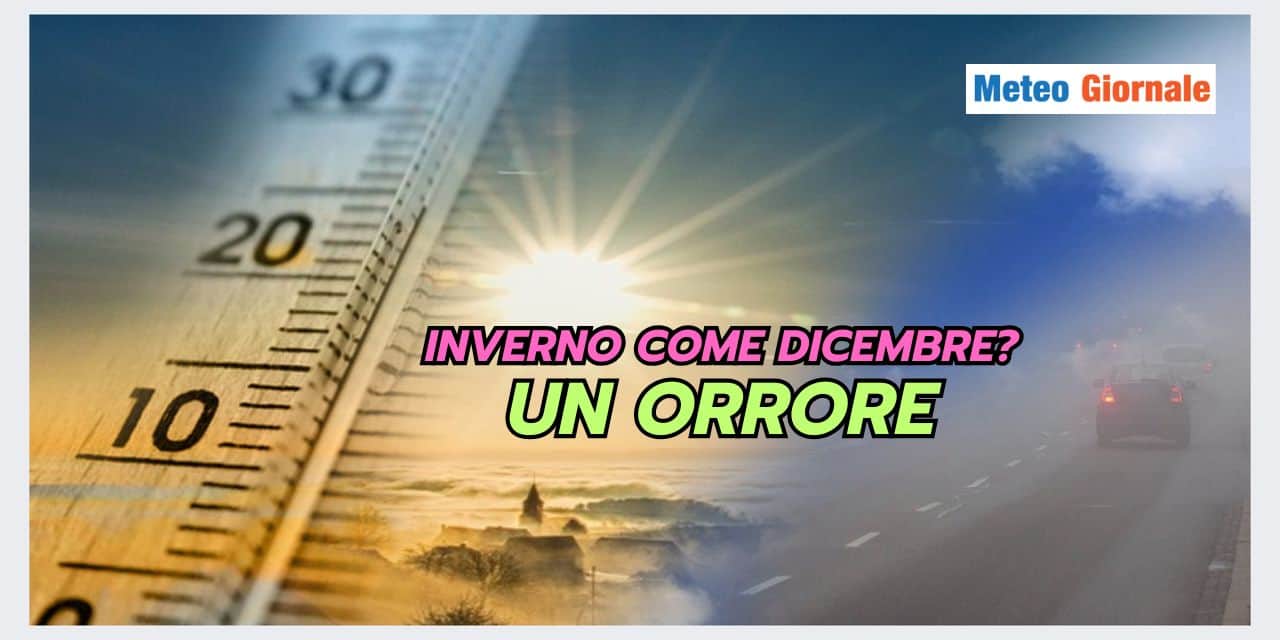 Inverno sulla falsariga di Novembre? Un dramma meteo