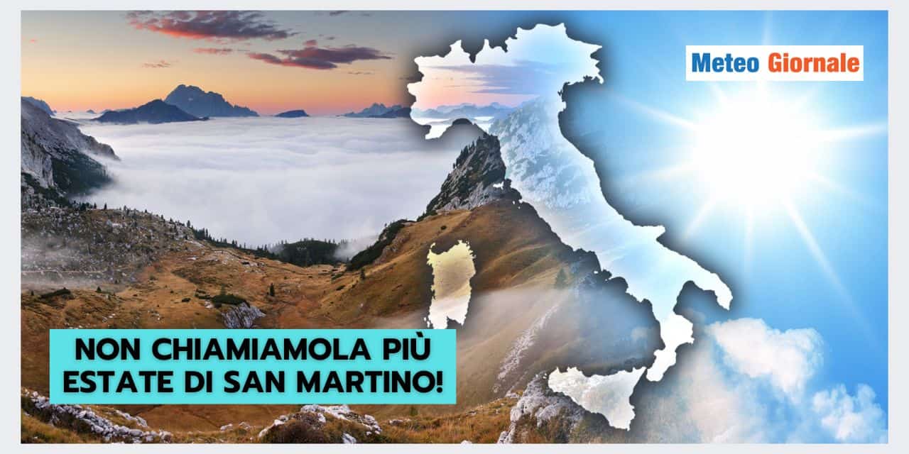 Estate di San Martino lunga? No, Novembre dal meteo FOLLE