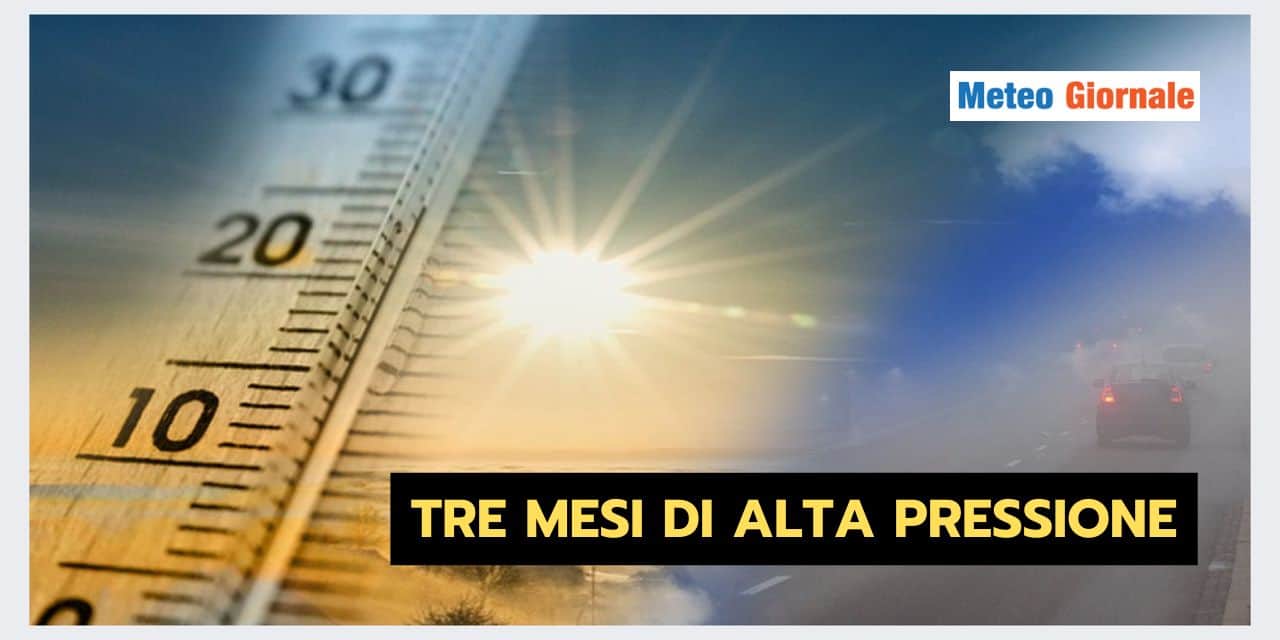 Tre mesi di sole: meteo invernale da INCUBO