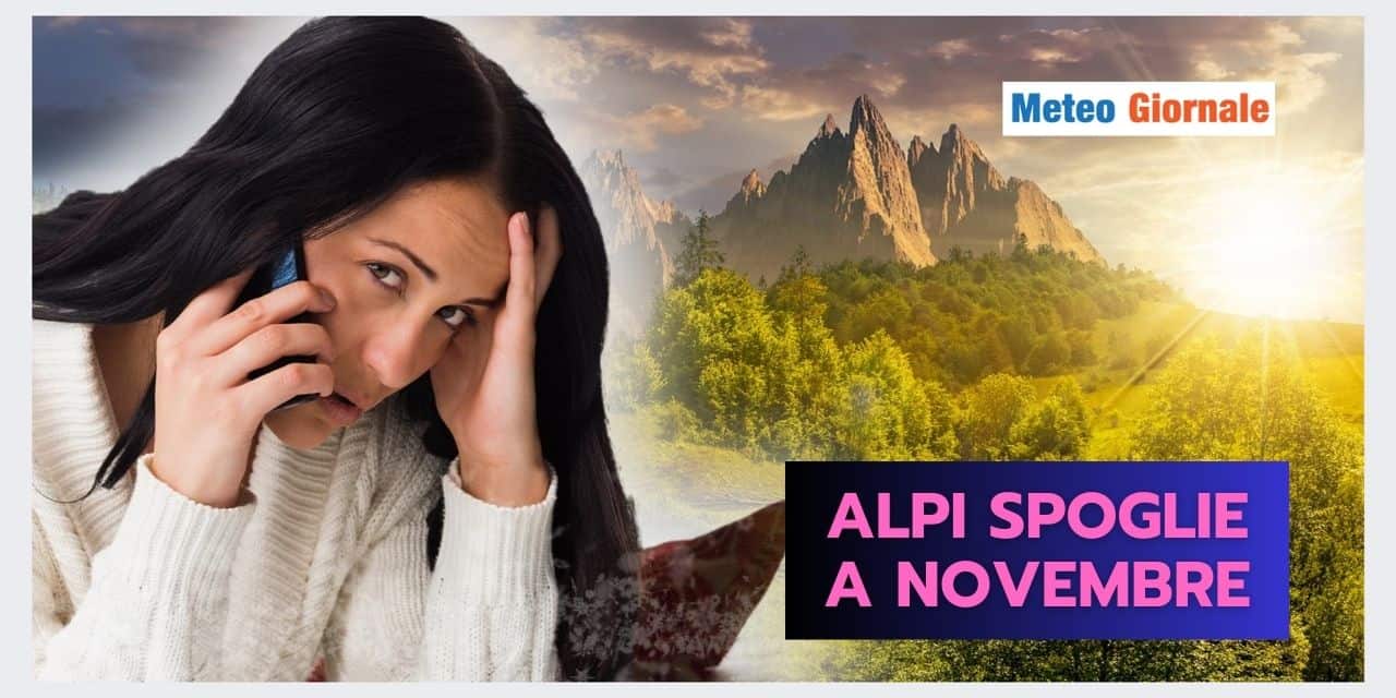 Meteo: incubo Alpi senza neve l'intero Inverno?