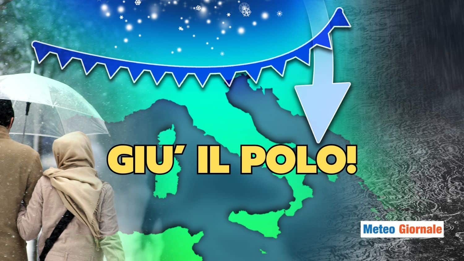 Meteo shock: il GELO ARTICO spazza via l’Autunno