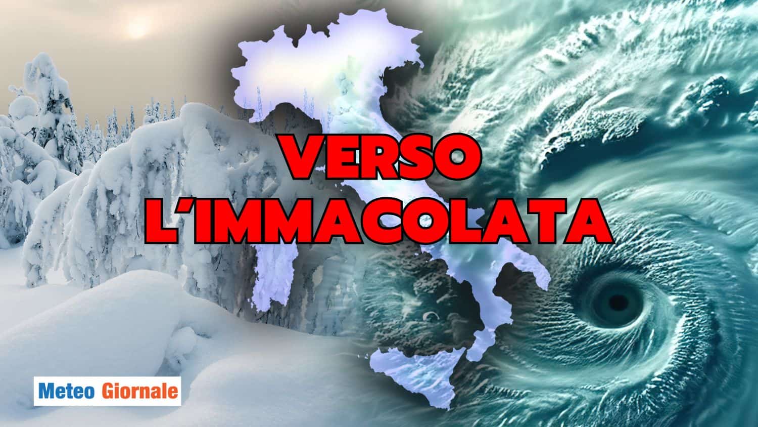 Meteo: possibile Ciclone e Maltempo per la festività dell’Immacolata
