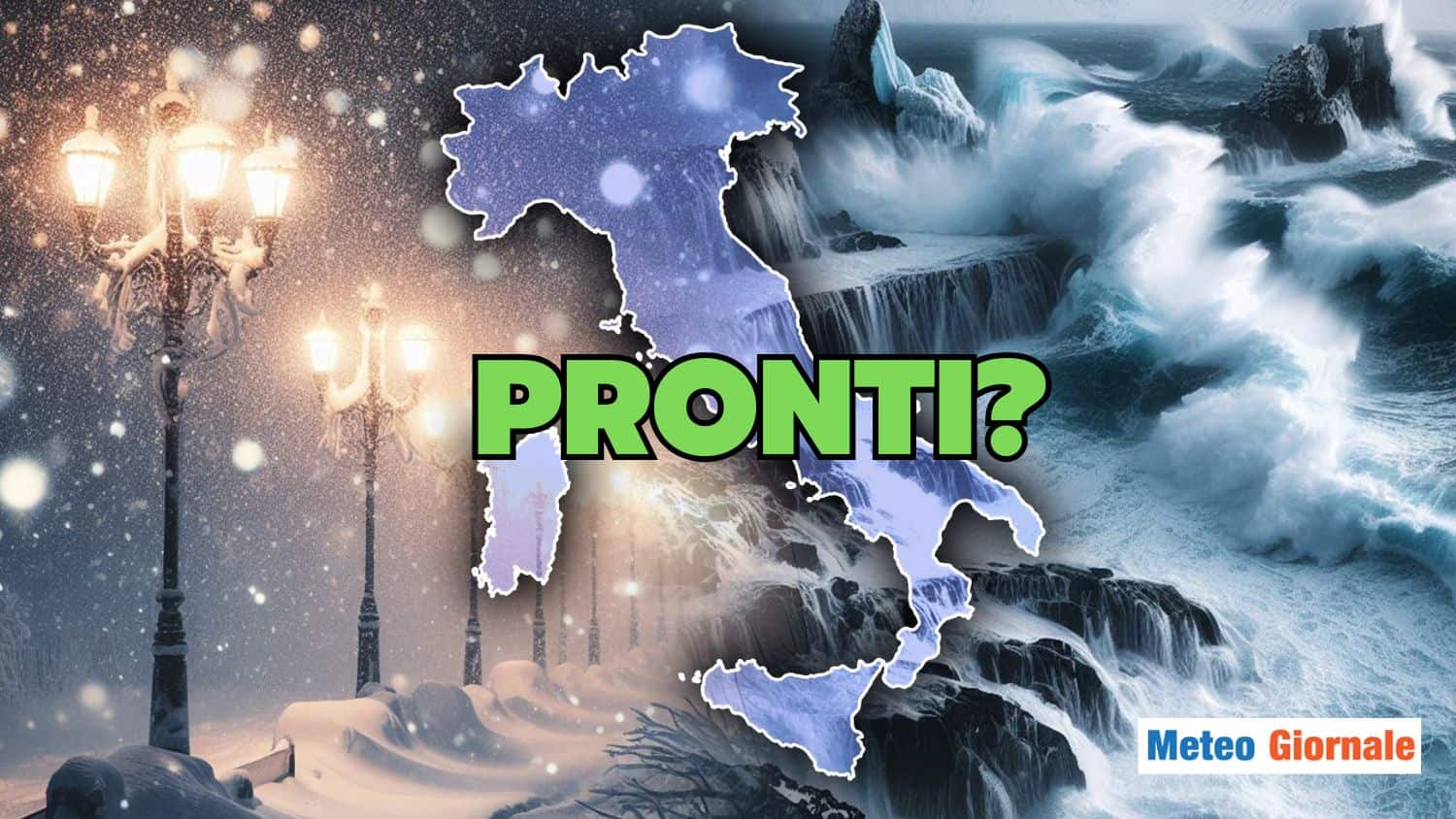 Meteo, Neve e Pioggia: l’Italia si prepara ad un cambiamento shock