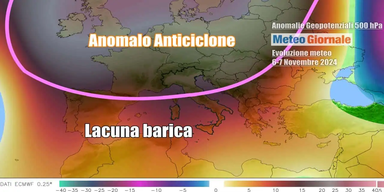 Si indebolisce l'Anticiclone