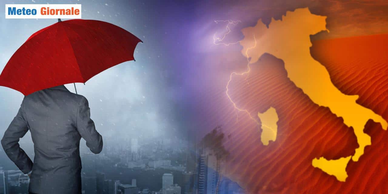Italia nel mirino di piogge e temporali