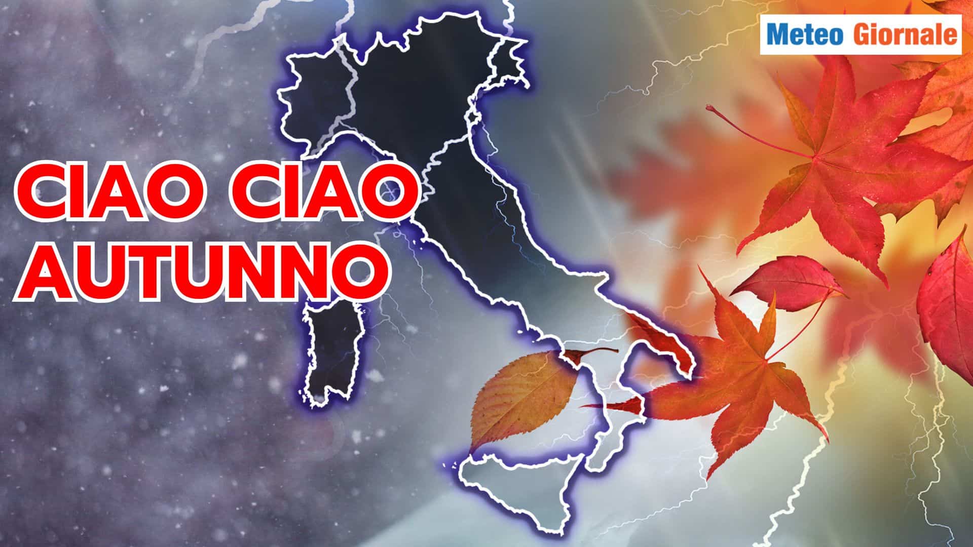 L'Autunno ci saluterà con METEO da pieno Inverno