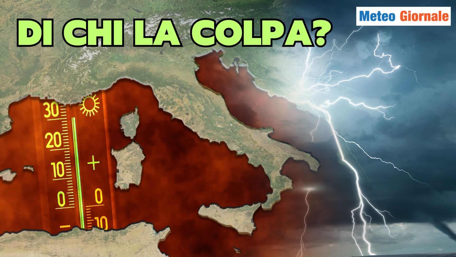 L'estremizzazione METEO climatica dell'Autunno affonda le radici in Estate