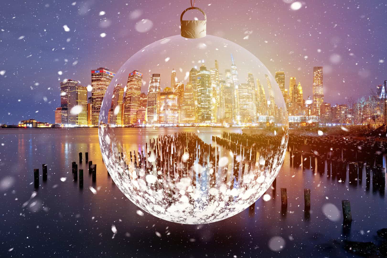 Turismo natalizio a New York: una crociera sul fiume Hudson tra le luci di Manhattan