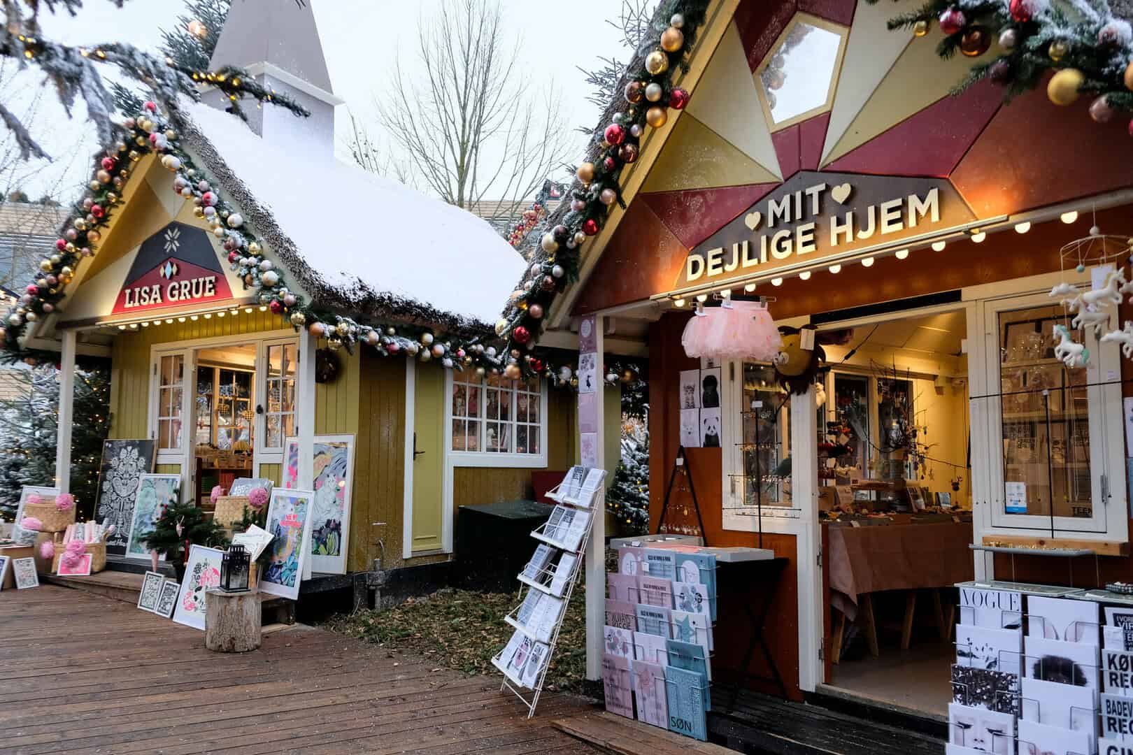 Turismo: il mercatino di Natale a Copenhagen sotto la neve