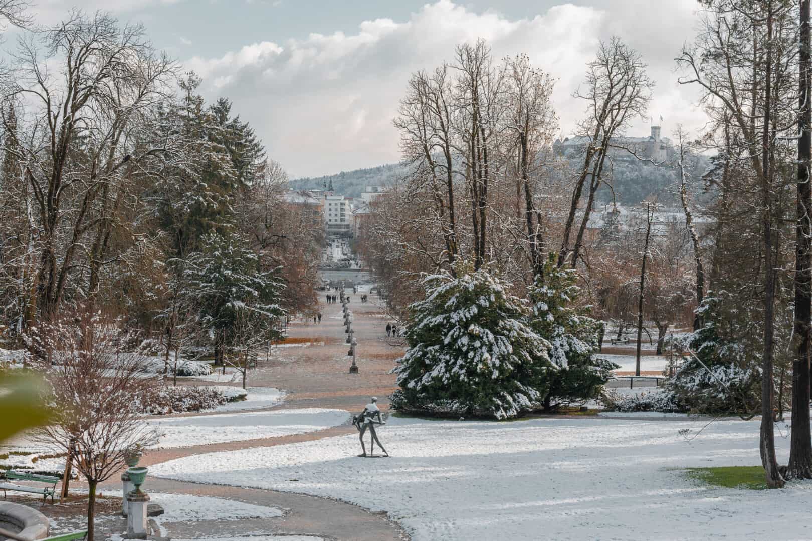 Cosa impacchettare per il clima tra 0-5°C durante il turismo a Ljubljana