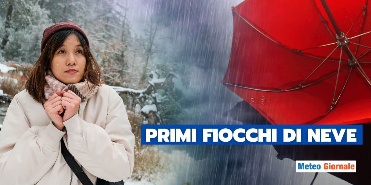 Meteo: ecco la neve Martedì 12 Novembre su questi territori