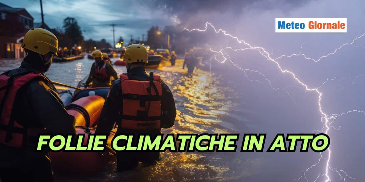 Follie climatiche sotto gli occhi di tutti, il meteo s'è rotto