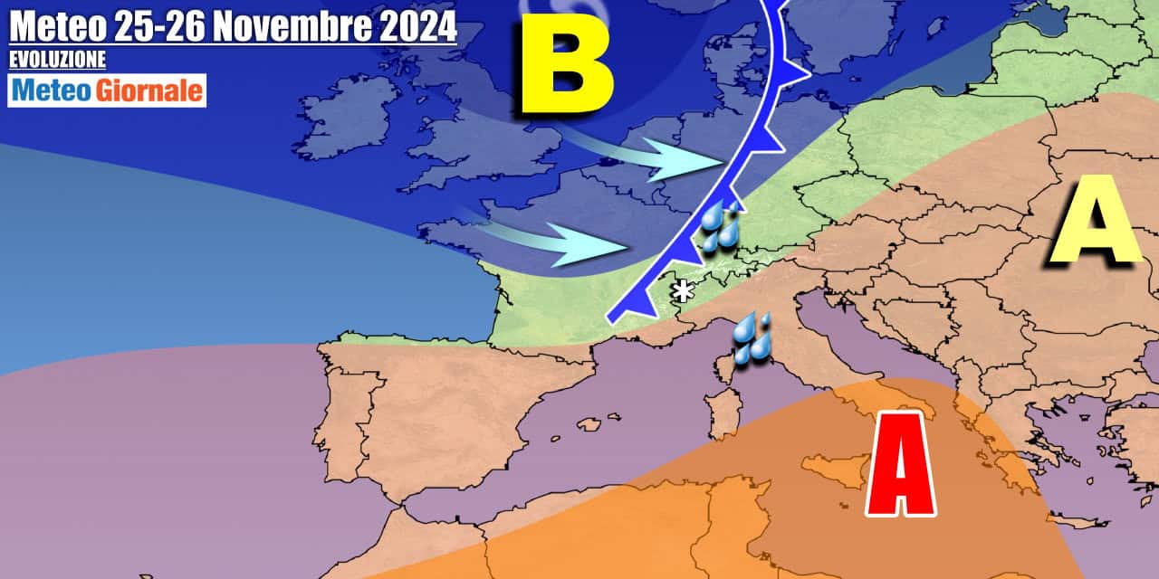 Meteo 7 Giorni: tra Anticiclone e nuove piogge, poi freddo a fine mese