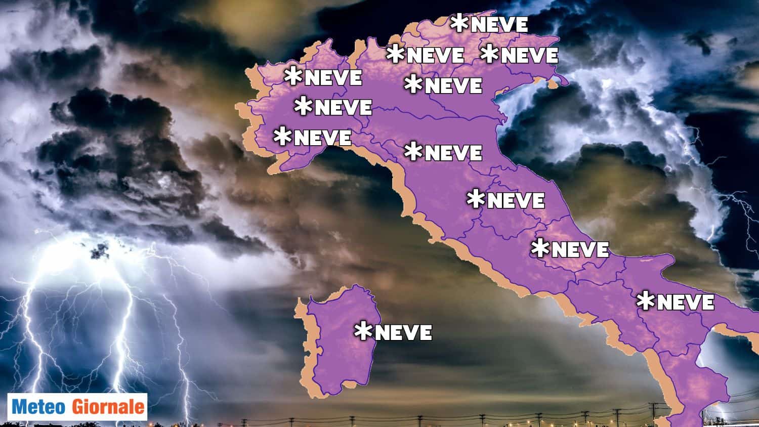 Meteo: è tempo di NEVE a bassa quota, Giovedì nel mirino!