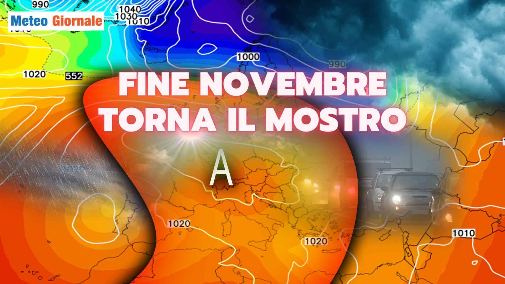 Meteo: fine Novembre shock, non poteva andare peggio