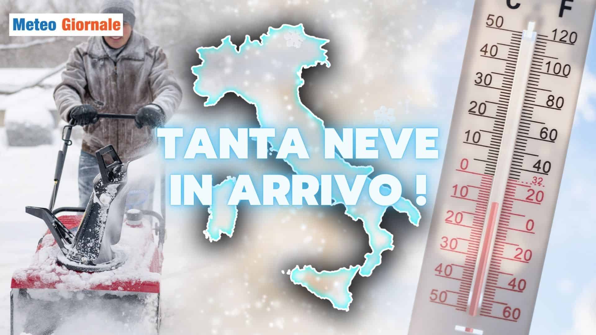 Meteo, cambia tutto da Venerdì: Italia bersaglio di gelo e neve