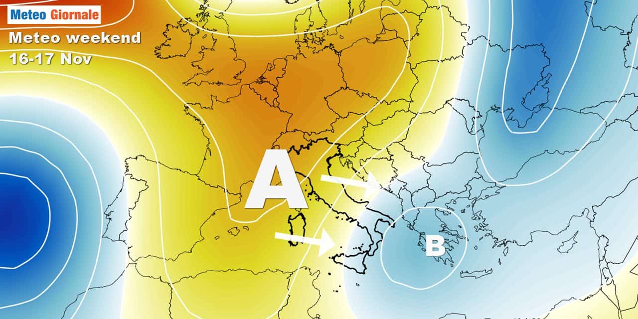 Meteo Weekend: ritorna protagonista l'alta pressione, ma occhio a Domenica