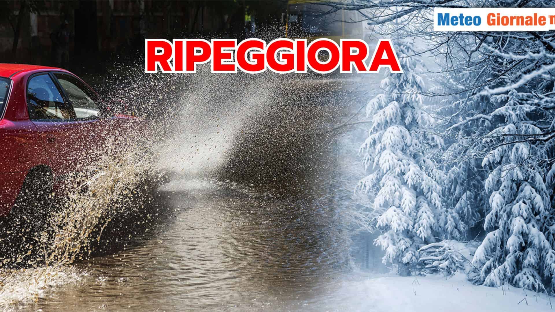 METEO a 15 giorni, verso Dicembre tra Freddo e Maltempo