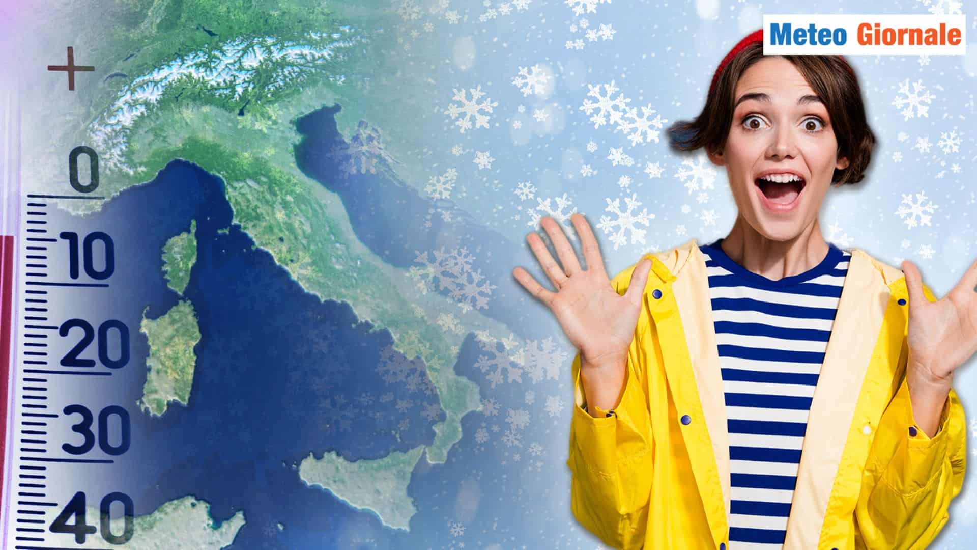 La previsione METEO di Neve che tutti vorrebbero
