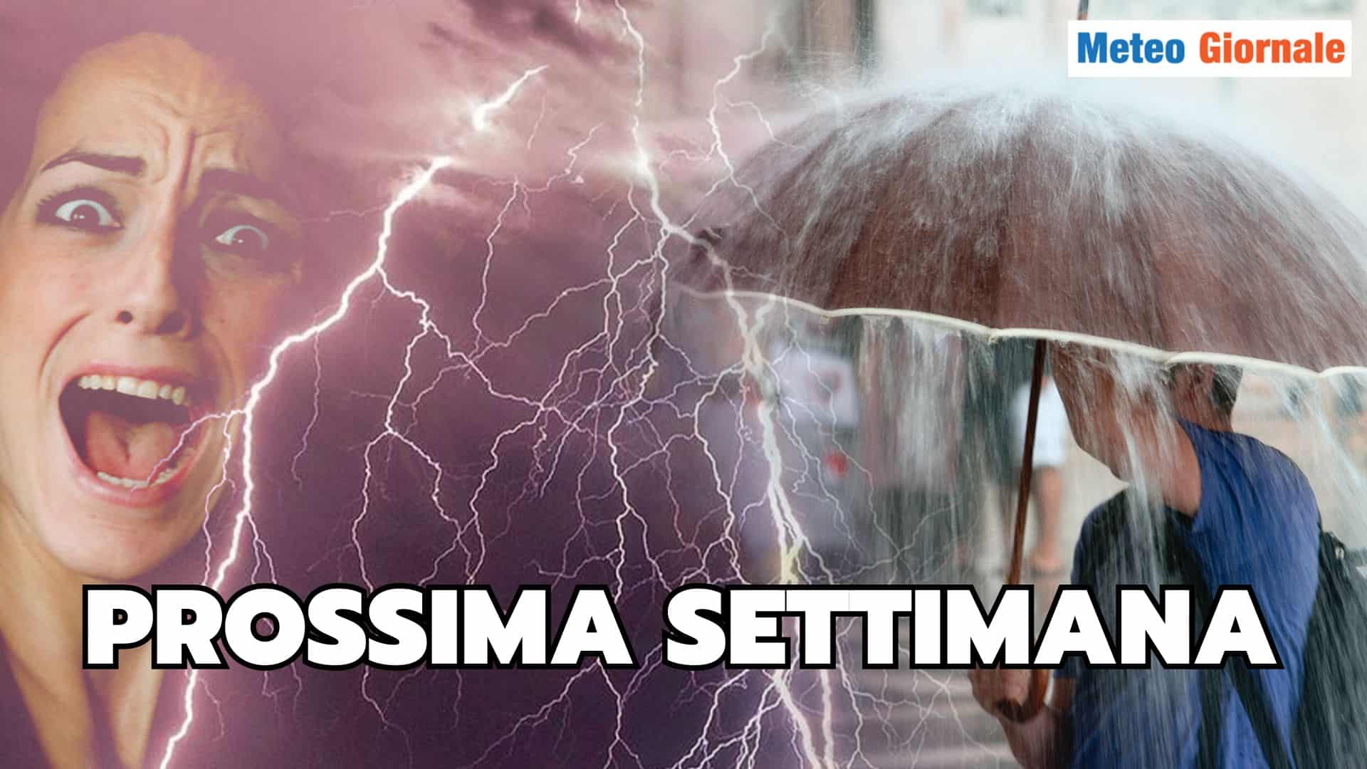 Il METEO della prossima settimana sarà impressionante
