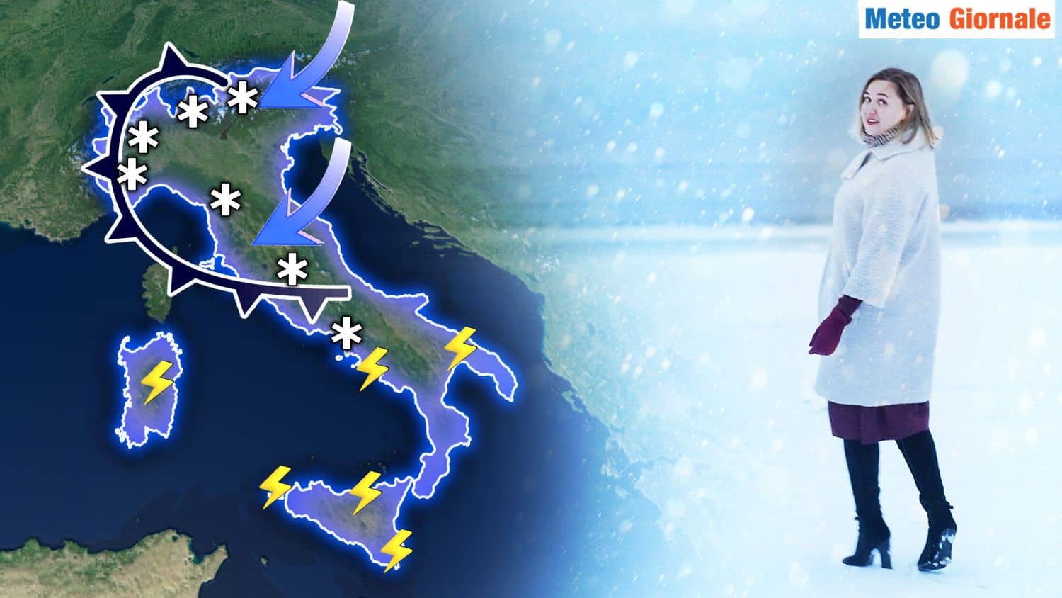 Meteo: cambia tutto, arriva la neve a quote basse. Regioni interessati. Previsione