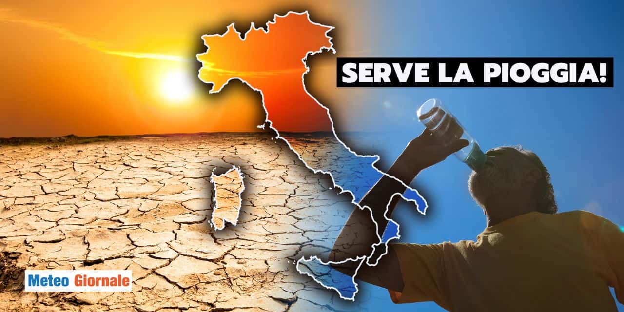 Meteo: basta alta pressione! Mezza Italia ha bisogno di altro!