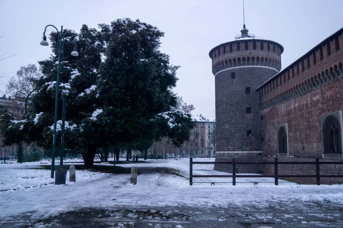 Quando il gelo arriva precoce. Il caso di Milano