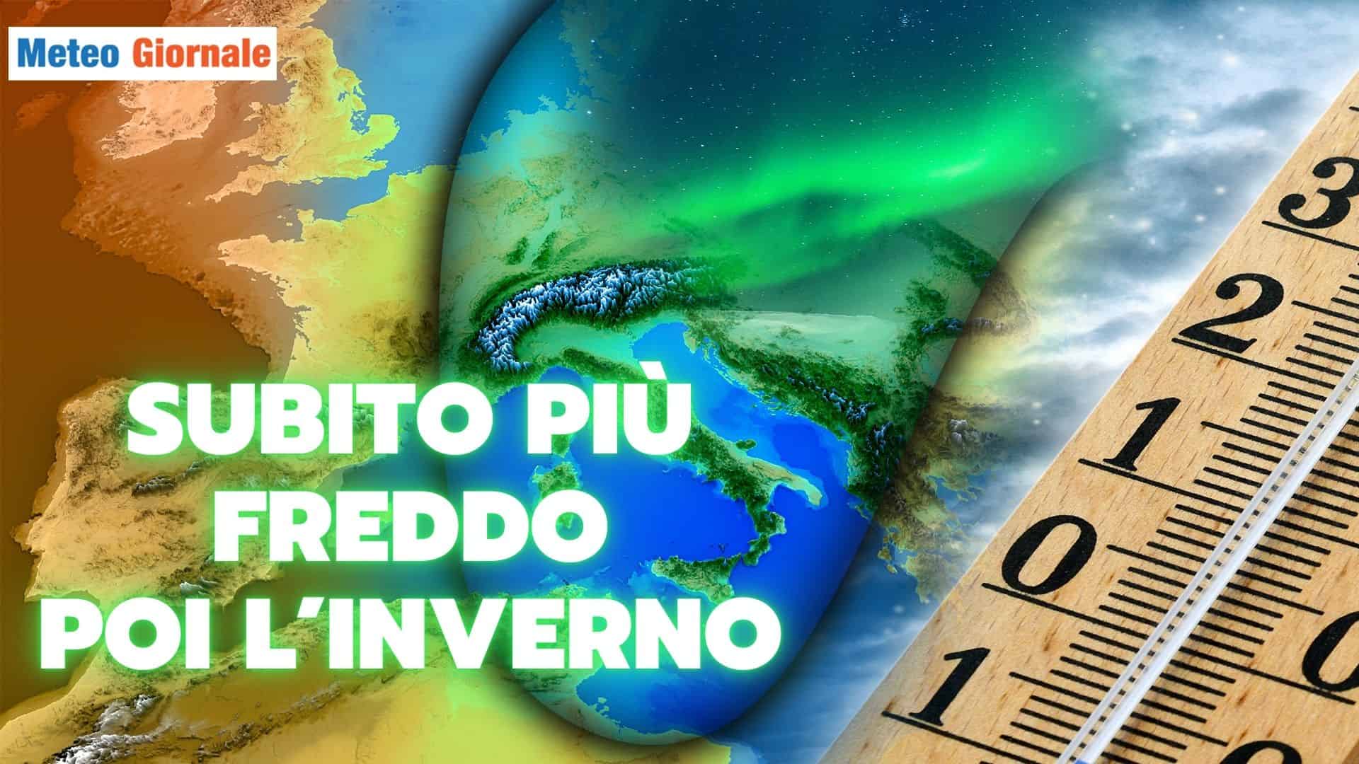 Meteo, l’Autunno si sfoga! Più freddo dal Weekend, poi l’Inverno