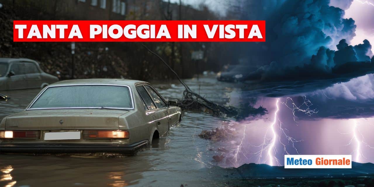 Meteo: tantissima pioggia tra Venerdì e Domenica, le regioni colpite