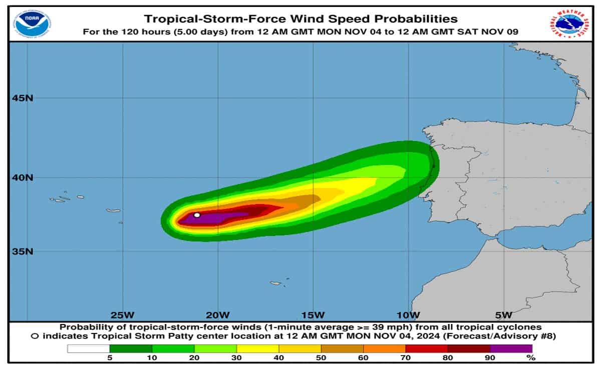 Pericolo Rafael e Patty: due tempeste in Atlantico che minacciano il meteo di Caraibi ed Europa