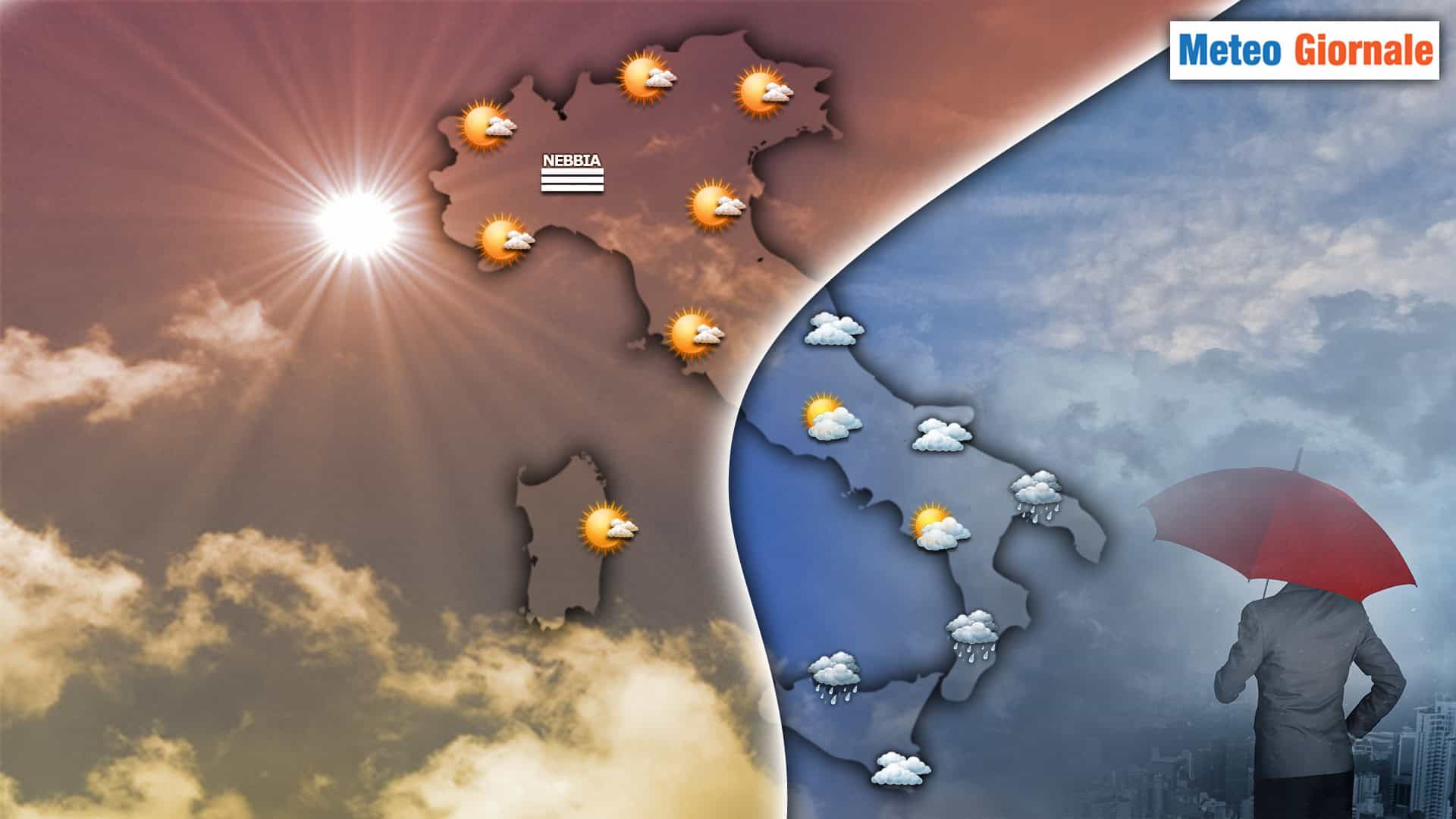 Meteo Italia: Previsioni di Lunedì 2 Dicembre