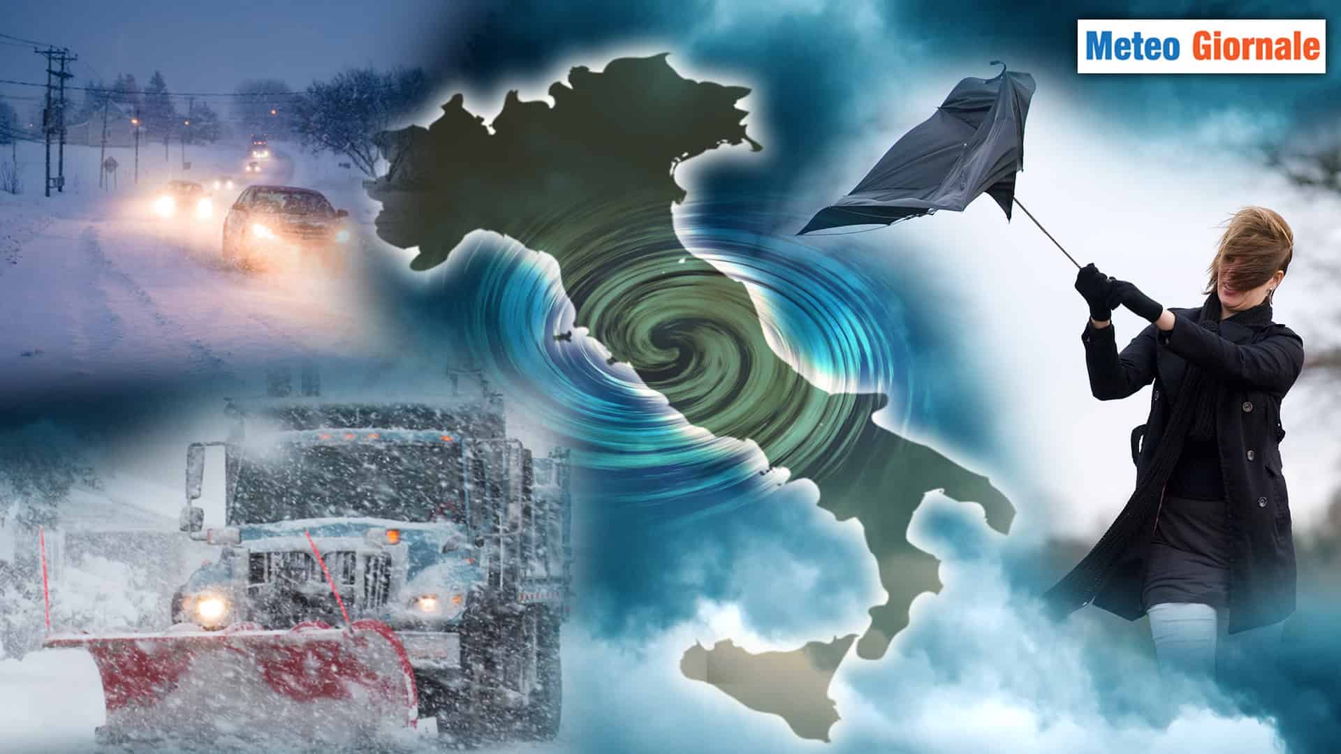 Meteo Weekend: Freddo Vortice Ciclonico, sarà Pieno Inverno