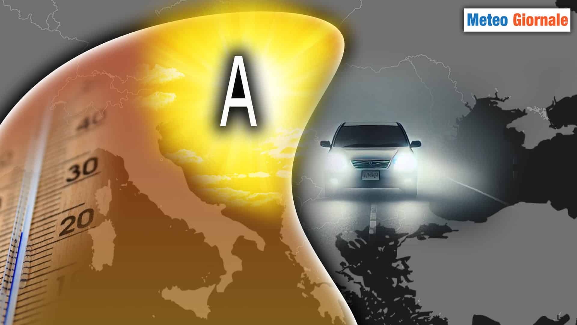 Meteo: Prossima settimana, Sole, Nebbie e Temperature miti