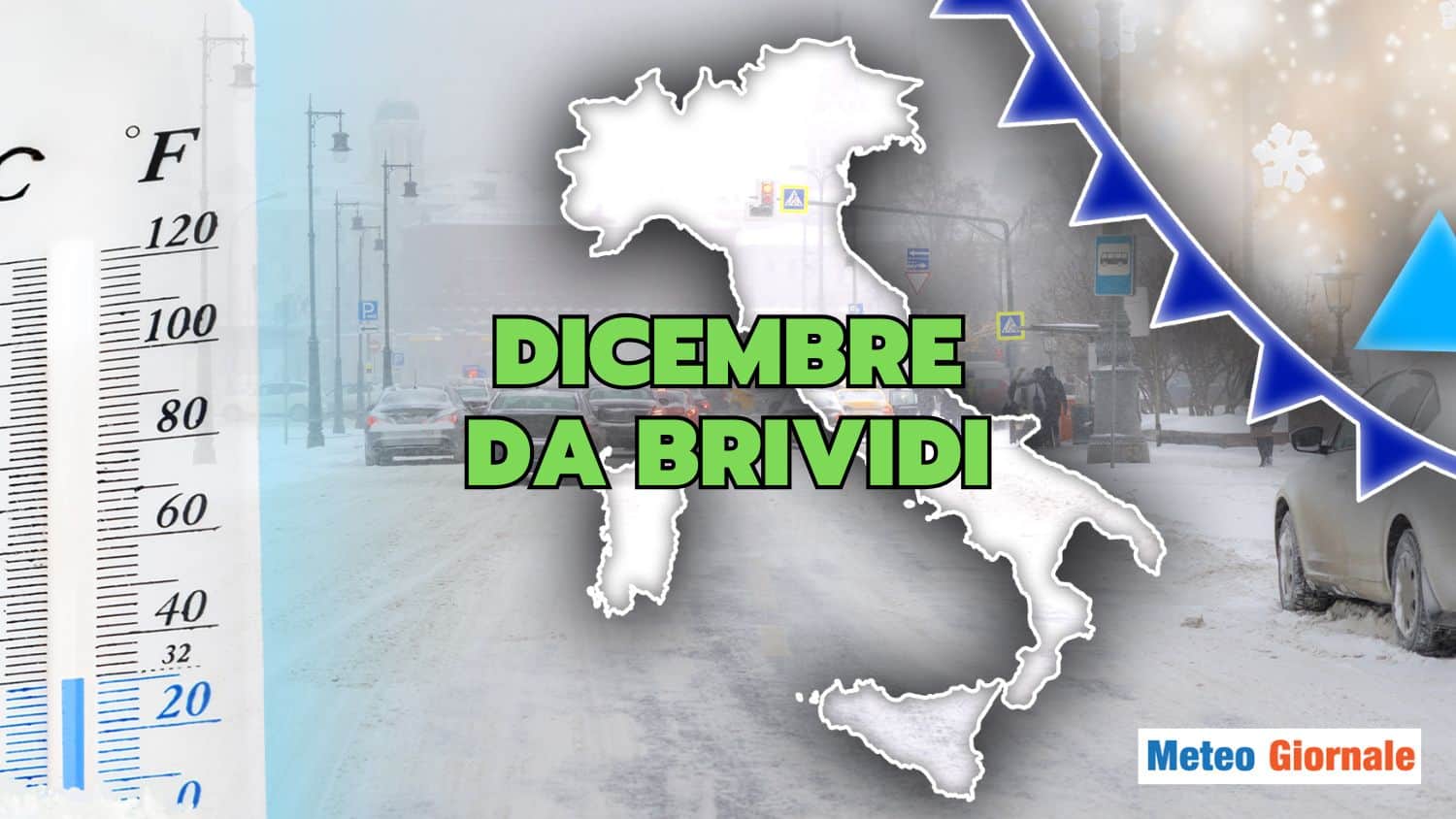 Meteo estremo: l'Italia si prepara a un Dicembre da brividi