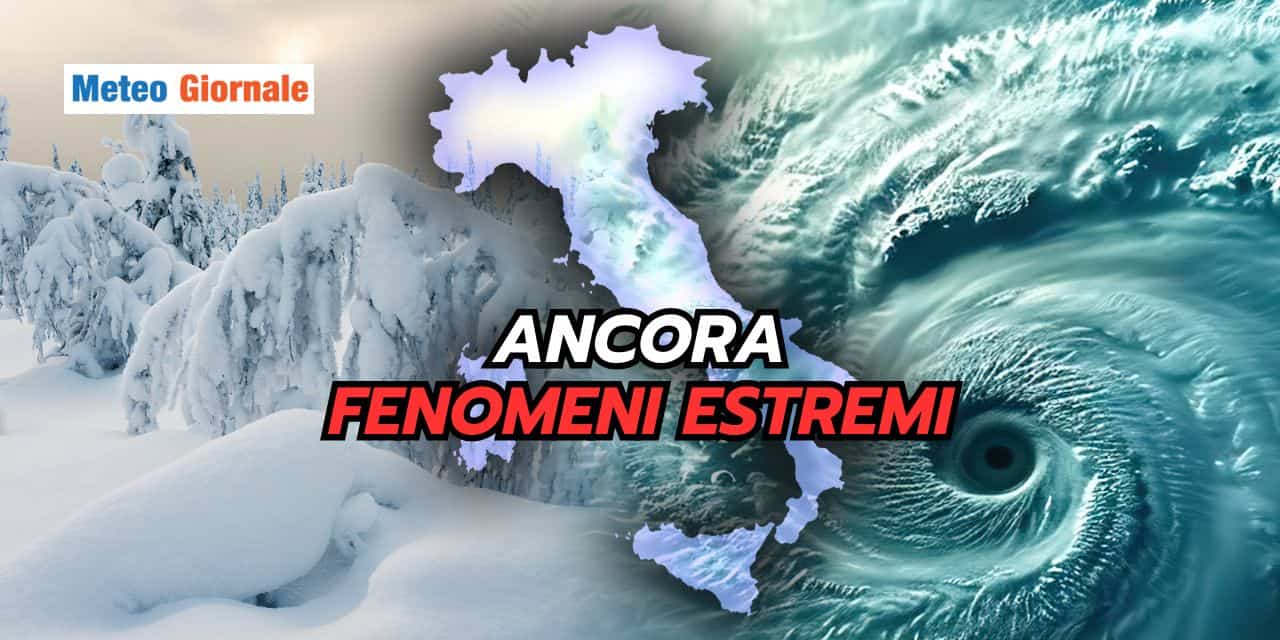 Fenomeni meteo estremi in pieno Inverno