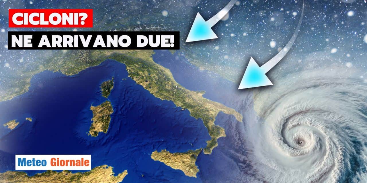 Meteo: due cicloni di fila, quello di Natale sarà gelido