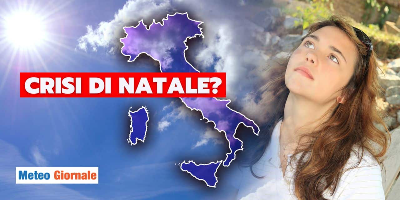 Meteo: salutiamo il freddo a Natale, che brutta sorpresa!