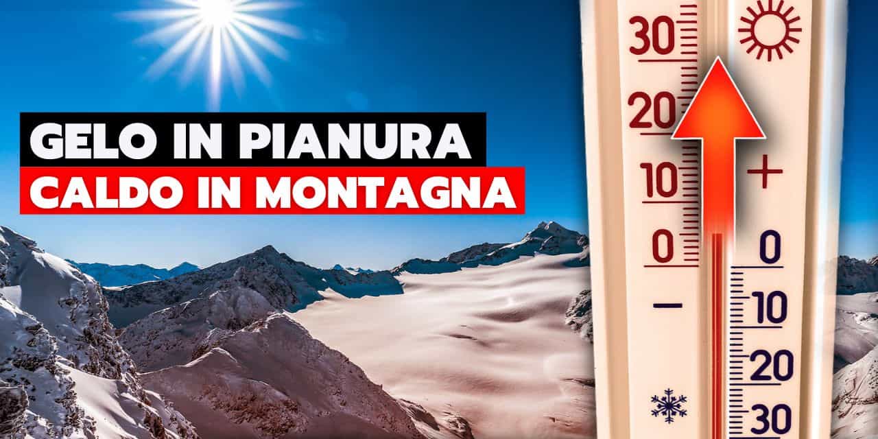 Meteo: gelo in pianura e caldo in montagna, che brutte 48 ore!