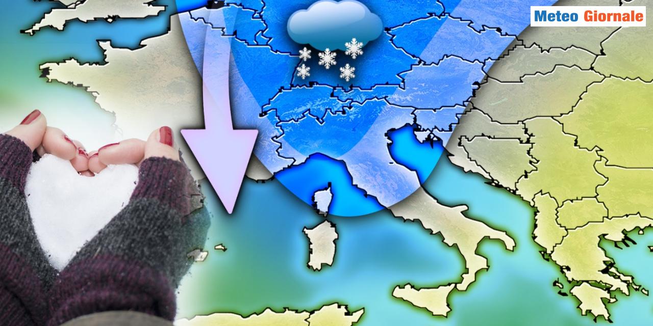 Sempre più freddo verso l'Europa