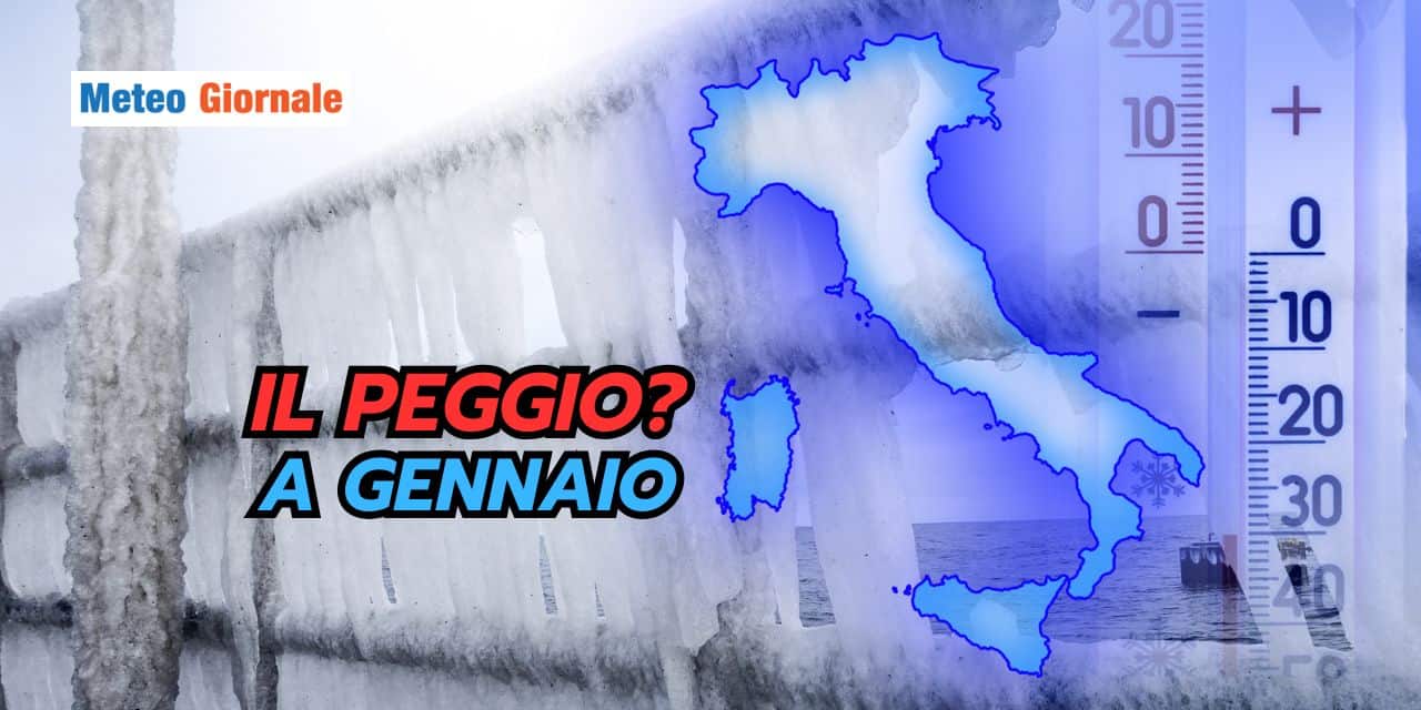 Gennaio dal meteo rigido