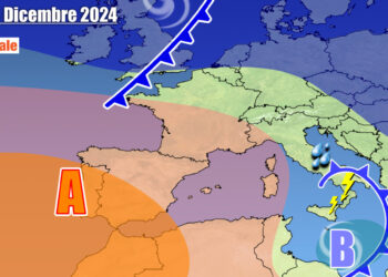 Un vortice mediterraneo penalizzerà il Sud