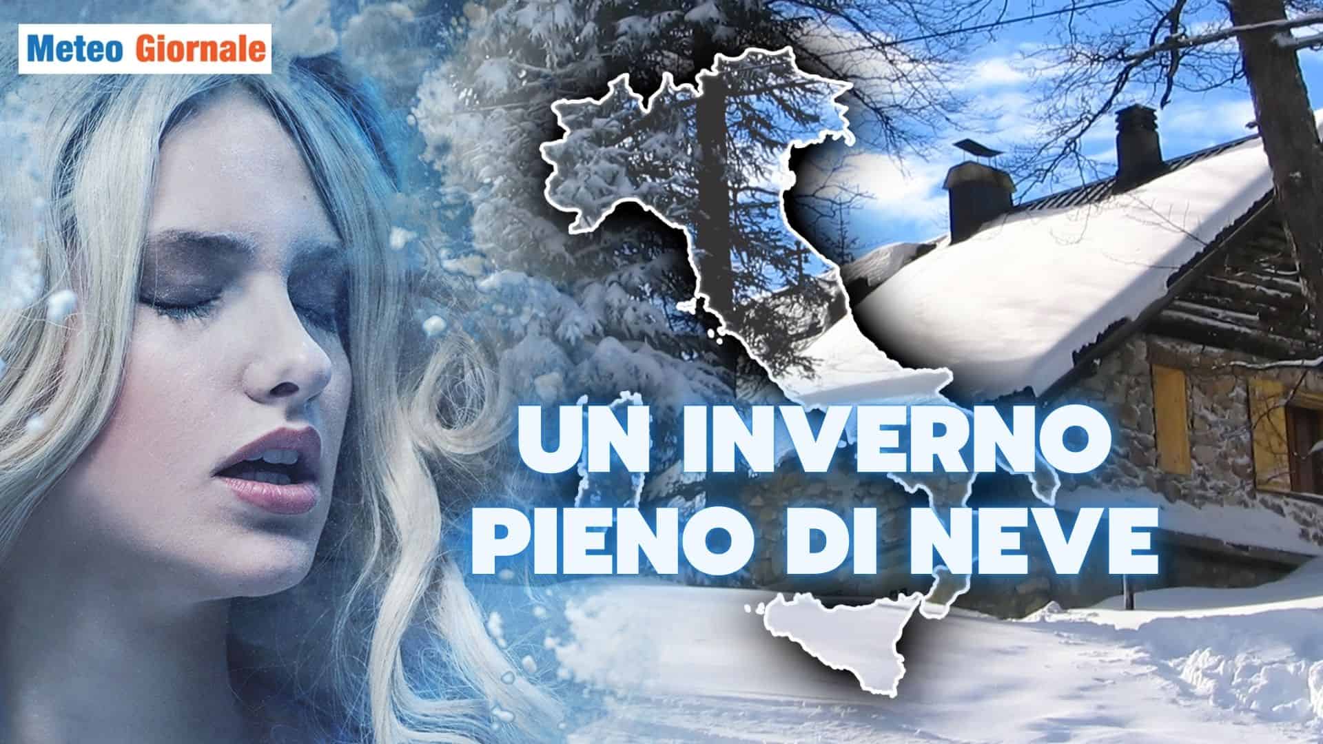 Meteo, si cambia: sarà un Inverno pieno di neve