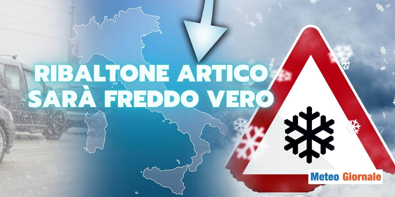Meteo: ribaltone artico, la data dell’arrivo del freddo vero