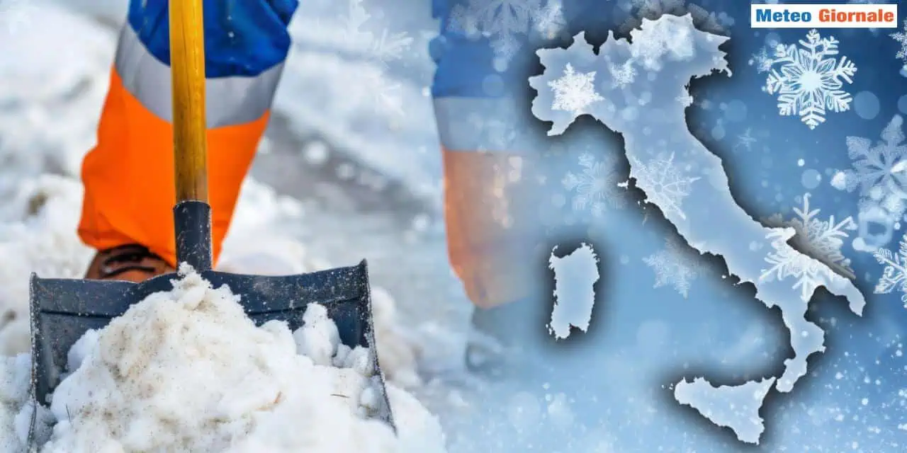 Bianco Natale per alcune parti d'Italia